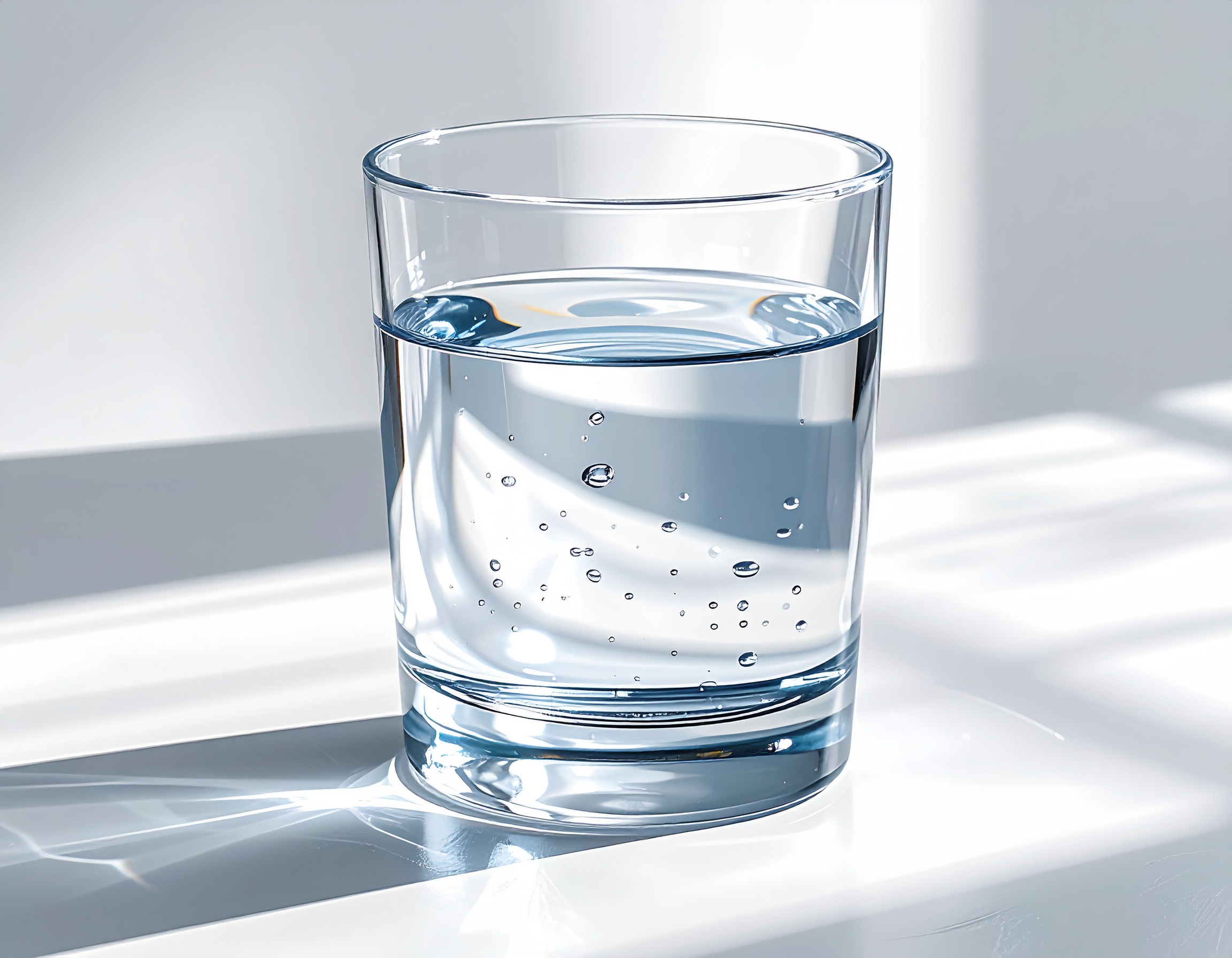 Crystal-clear glass of purified water — the result of professional water treatment by Clear Solution Services in Conroe and Montgomery, Walker, Grimes and Houston Counties TX